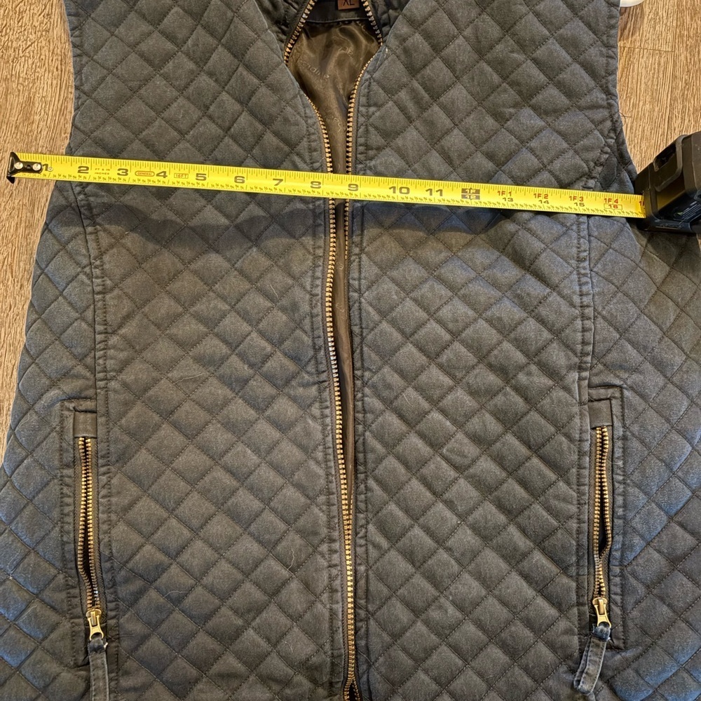 Outback Trading Company Blue Vest with Zipper Pockets - Picture 8 of 8